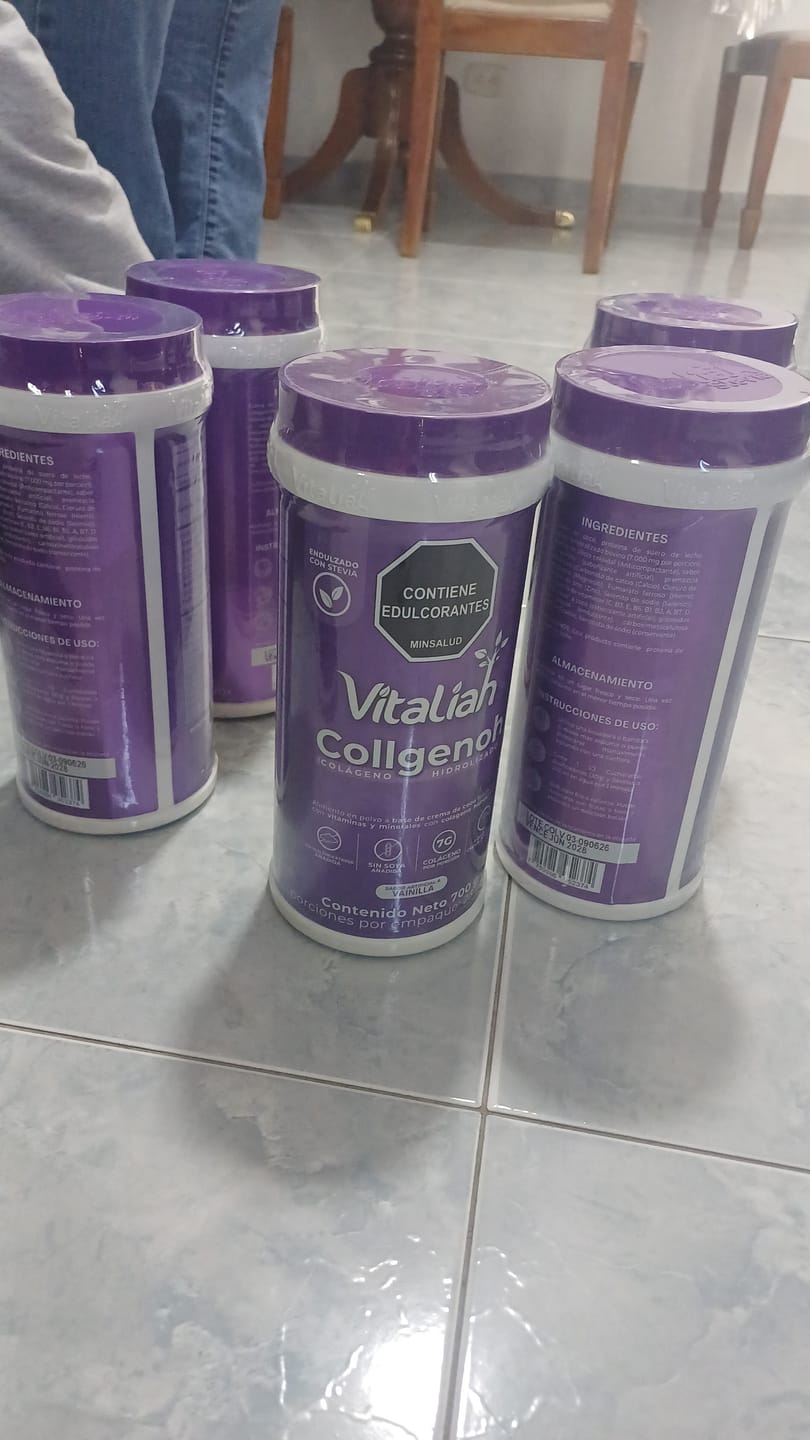Customer photo review of Malteada Colágeno Vainilla 700 g