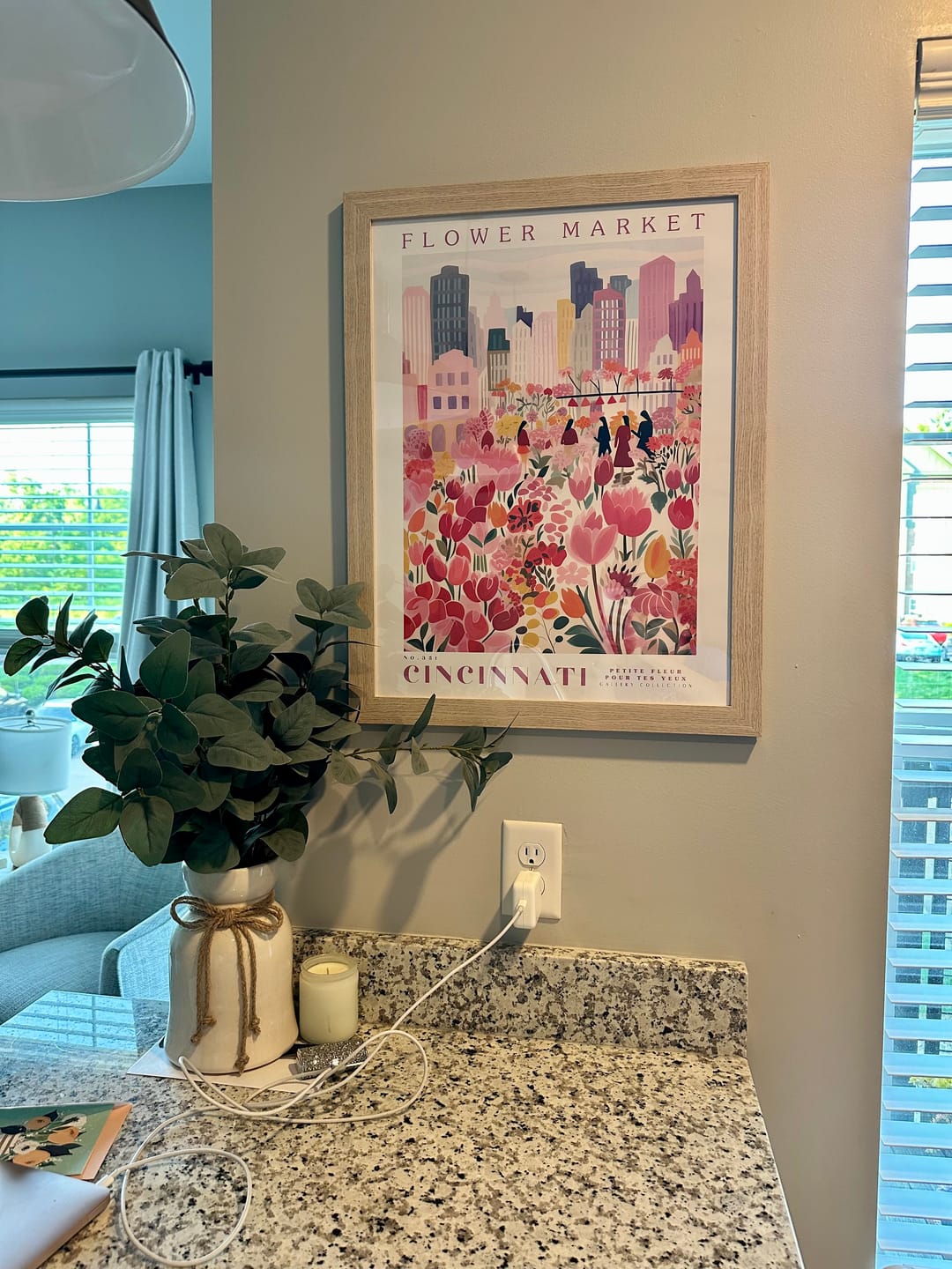 Customer photo review of Cincinnati Flower Poster
