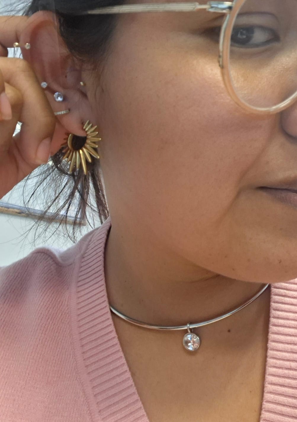 Customer photo review of Aretes Caribe