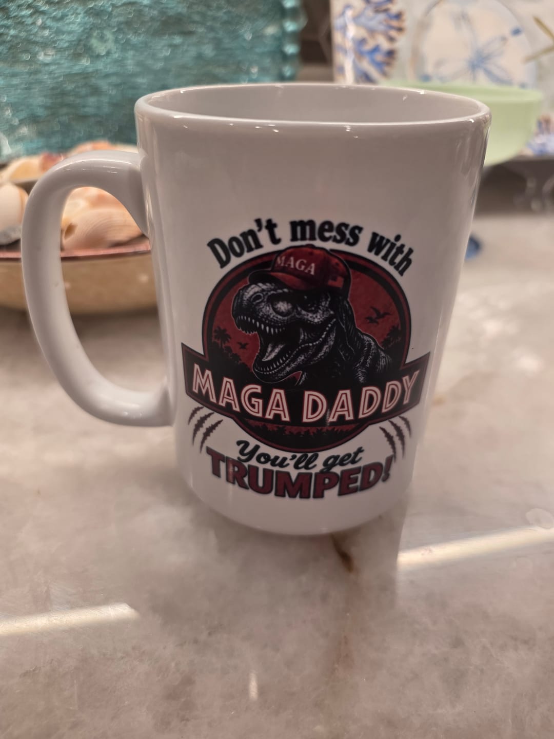 Customer photo review of "MAGA Daddy" Mug