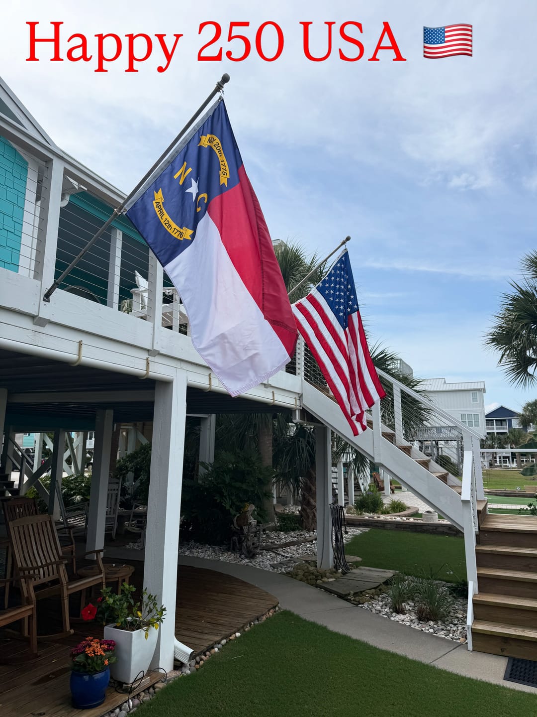 Customer photo review of Durable Patriot - Premium Embroidered American Flag