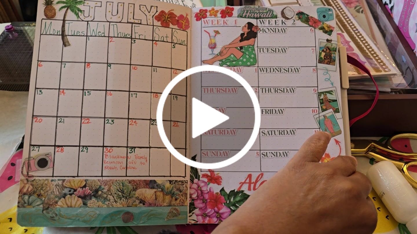 Customer video review of Monthly Planning Kit Subscription - 2026