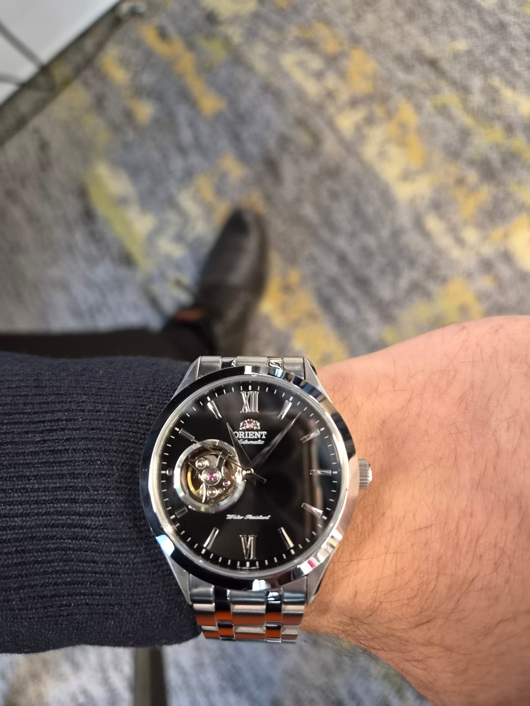 Customer photo review of Reloj Orient TAG03001B Automático Open Heart Negro 38,5 mm