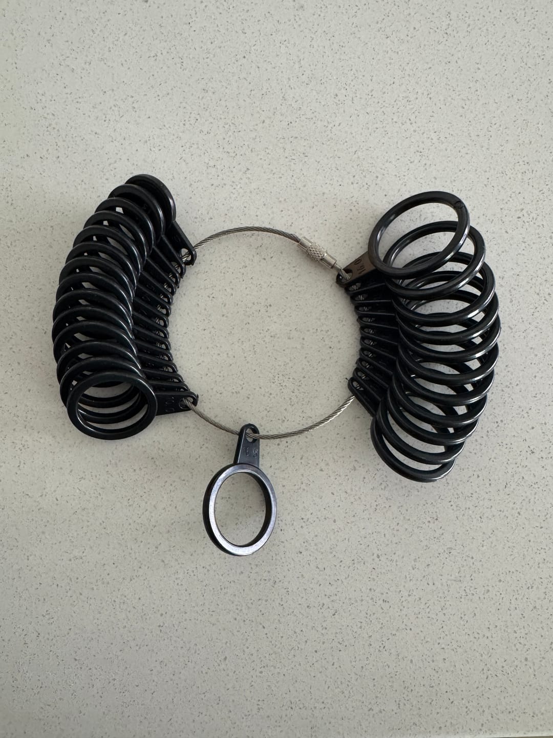 Customer photo review of Thorum Ring Sizer