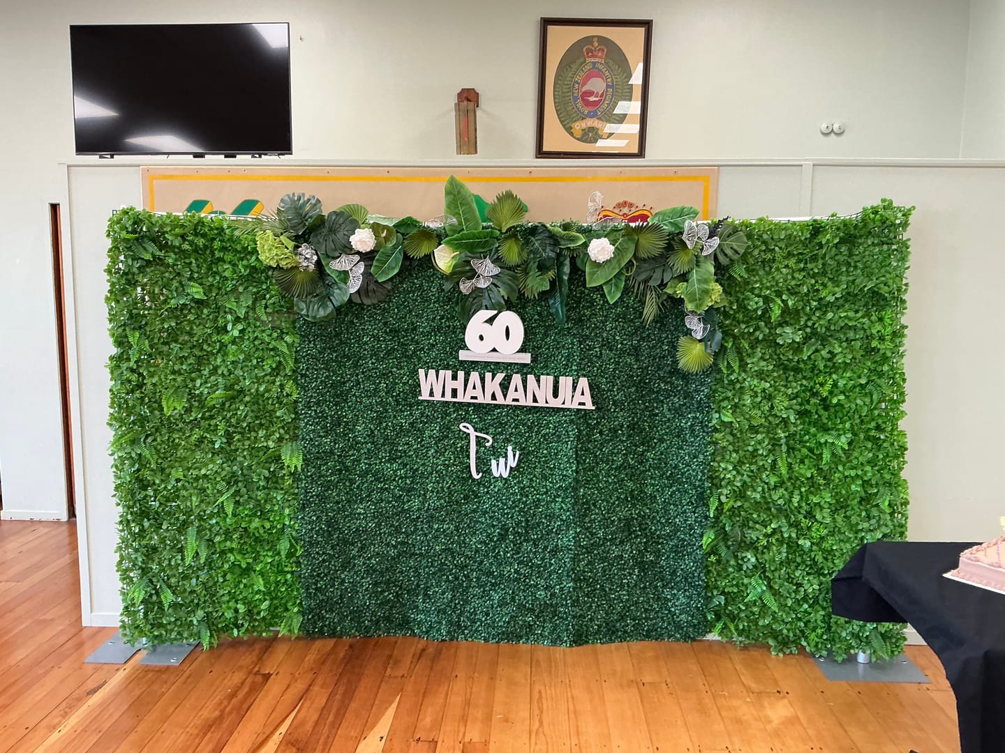 Customer photo review of Light  Bamboo name plaque