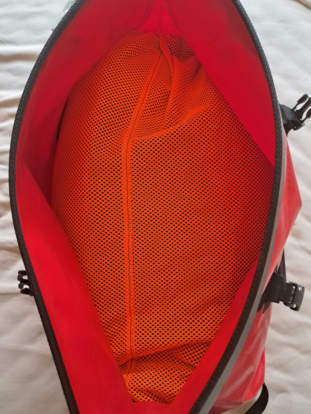 Customer photo review of Rolltop Stuffsack, mesh