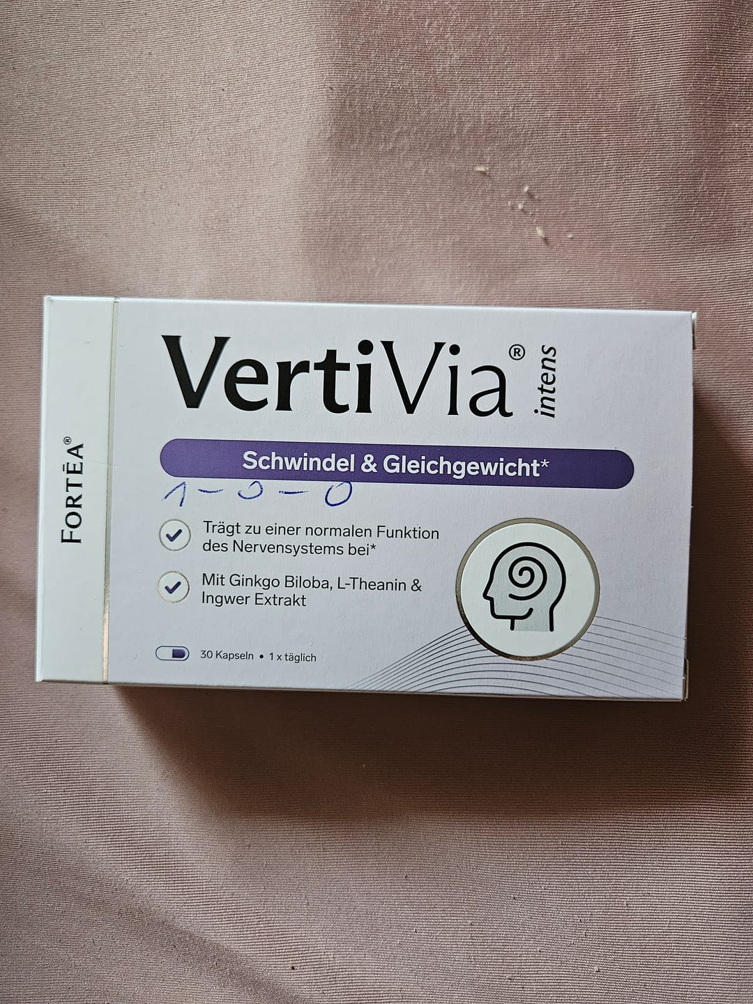 Customer photo review of VertiVia® intens – Schwindel & Gleichgewicht