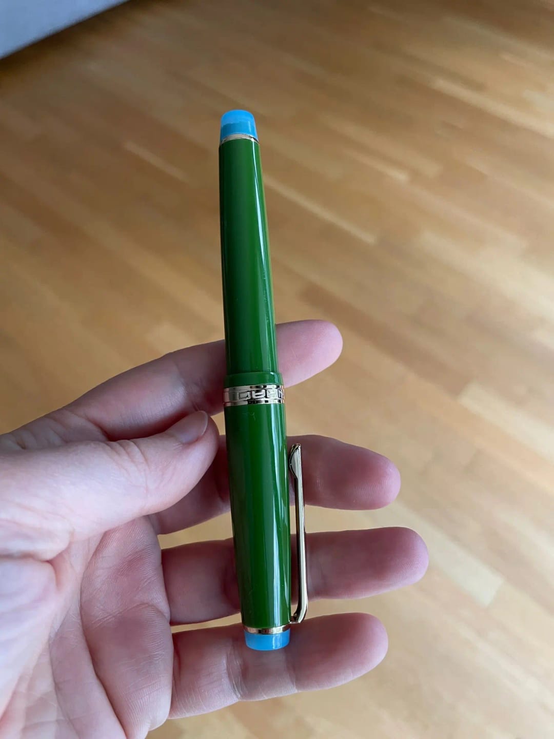 Customer photo review of Luxury Fountain Pen with Gold Trim and Fine Nib