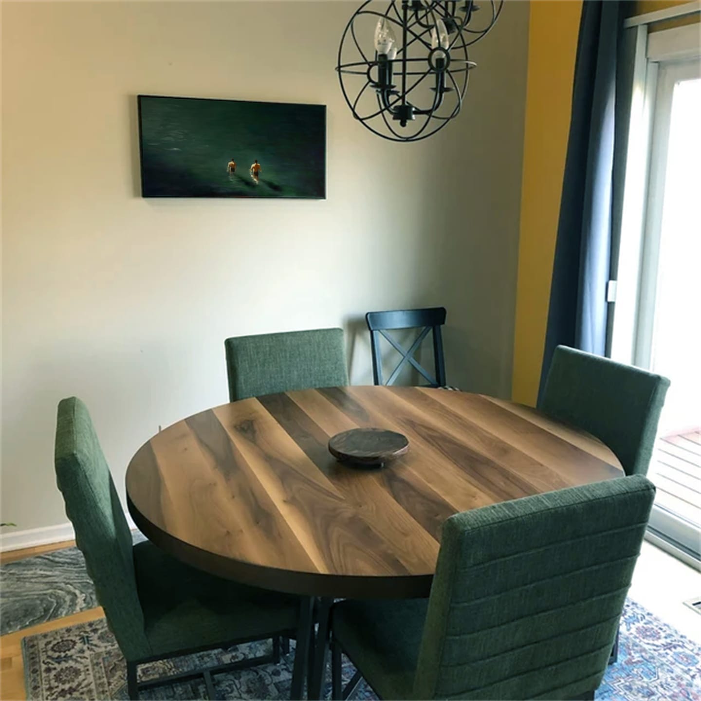 Customer photo review of Ocean And Sky Abstract Wall Art #OS131