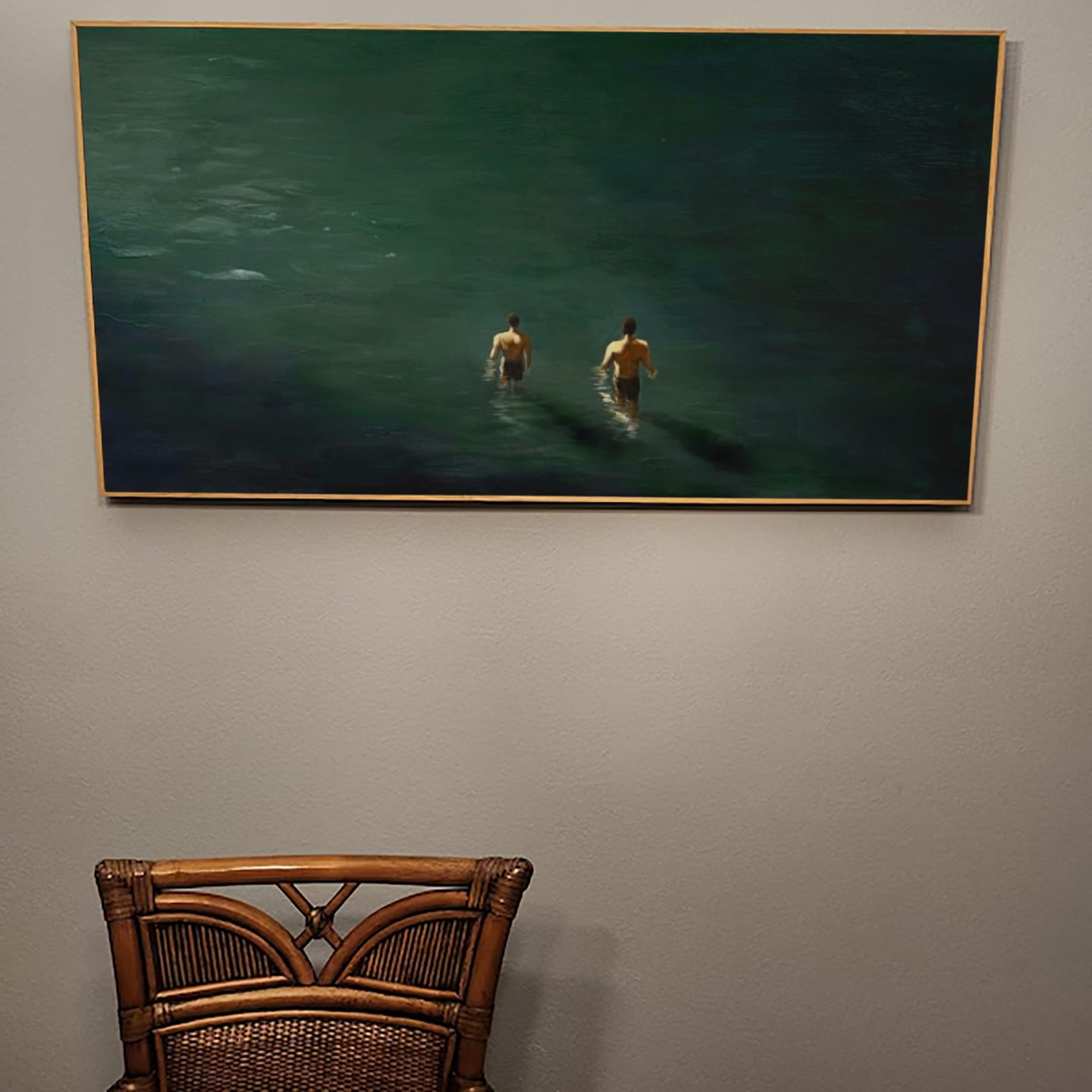 Customer photo review of Ocean And Sky Abstract Wall Art #OS131