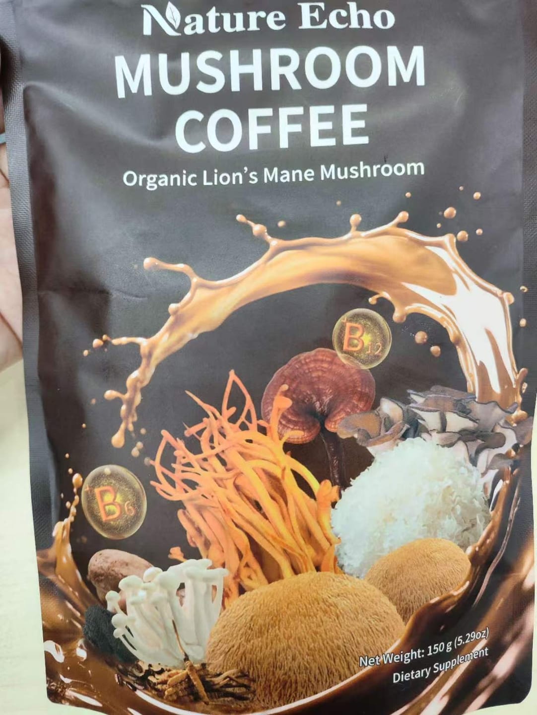 Customer photo review of Mushroom Coffee 15 in 1 Mushrooms with Ashwagandha