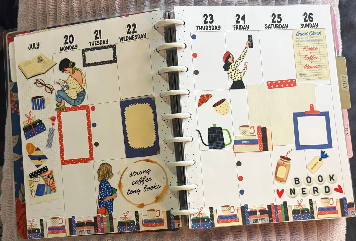 Customer photo review of Coffee and Books Box