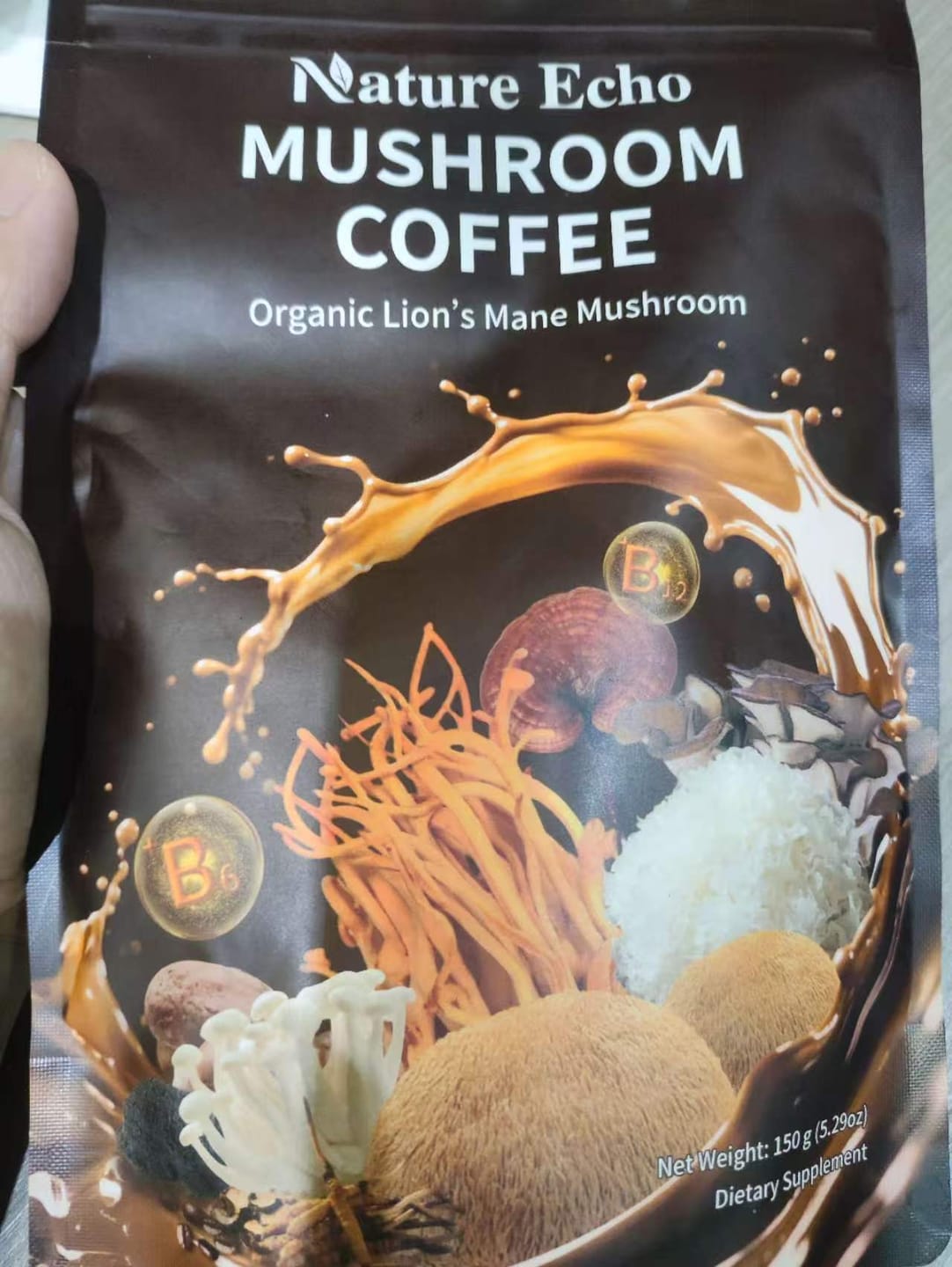 Customer photo review of Mushroom Coffee 15 in 1 Mushrooms with Ashwagandha