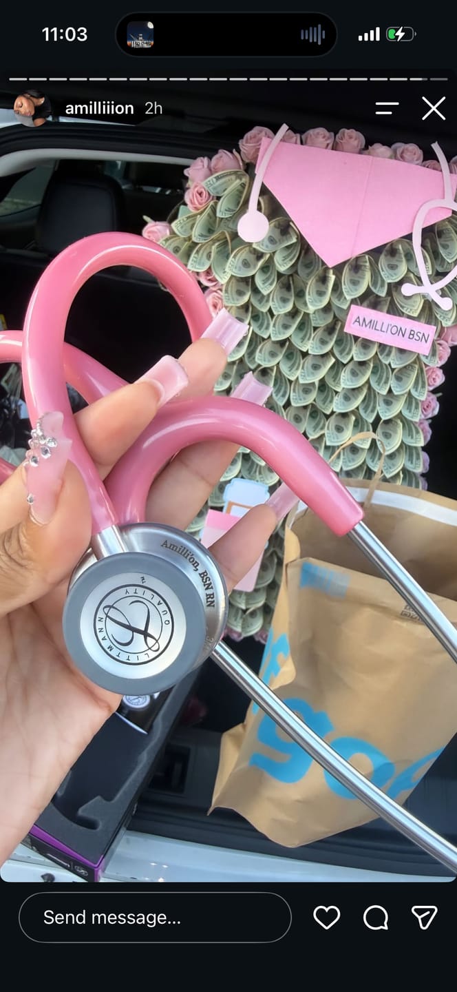 Customer photo review of Littmann Classic III Monitoring Stethoscope: Pearl Pink 5633a