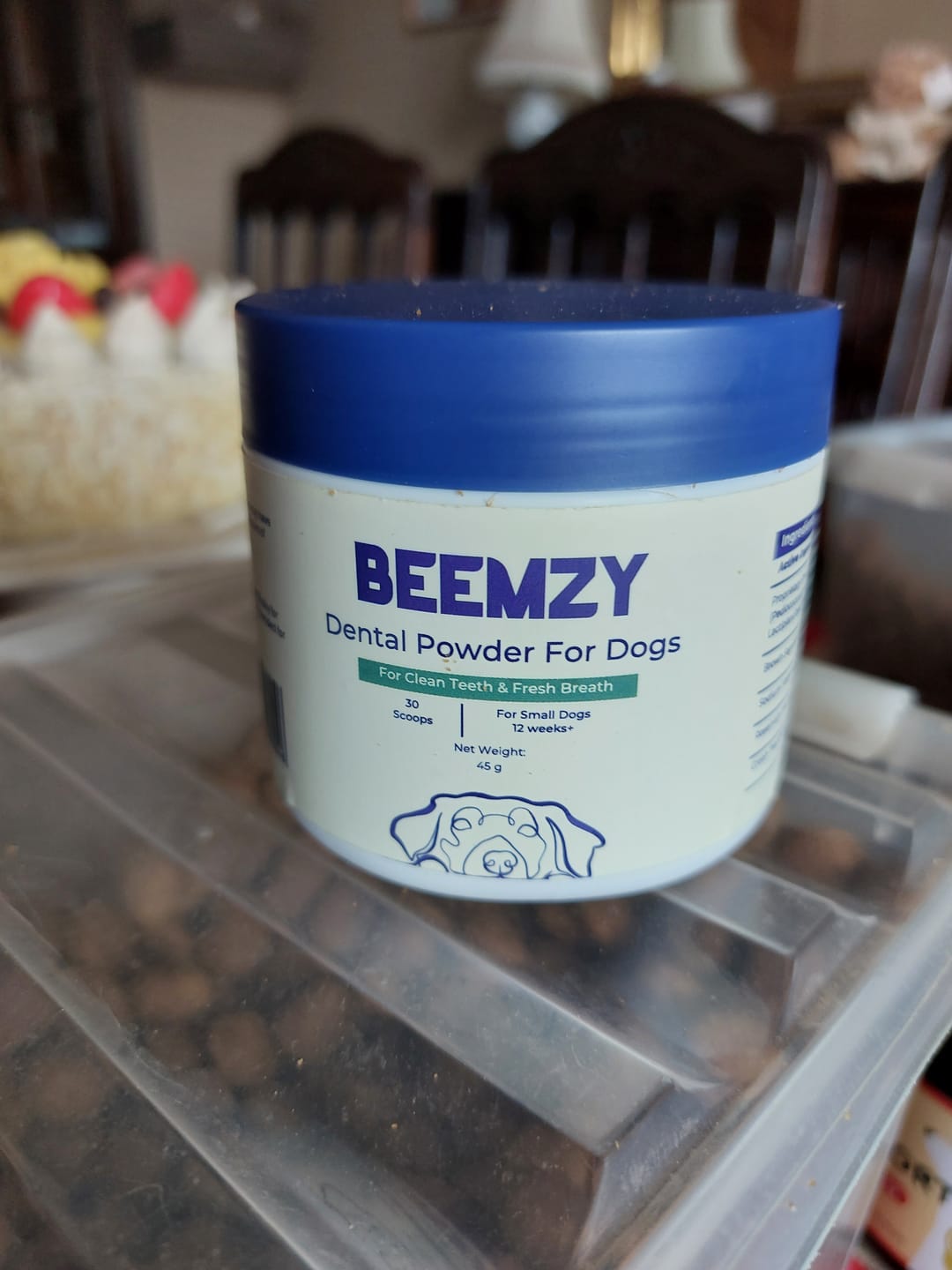 Customer photo review of Beemzy Tandpoeder voor Honden