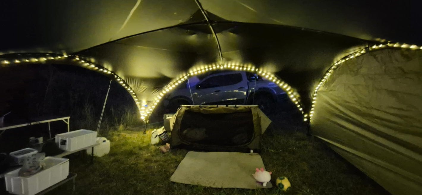 Customer photo review of Guirlande solaire d’extérieur – Créez une ambiance magique instantanée