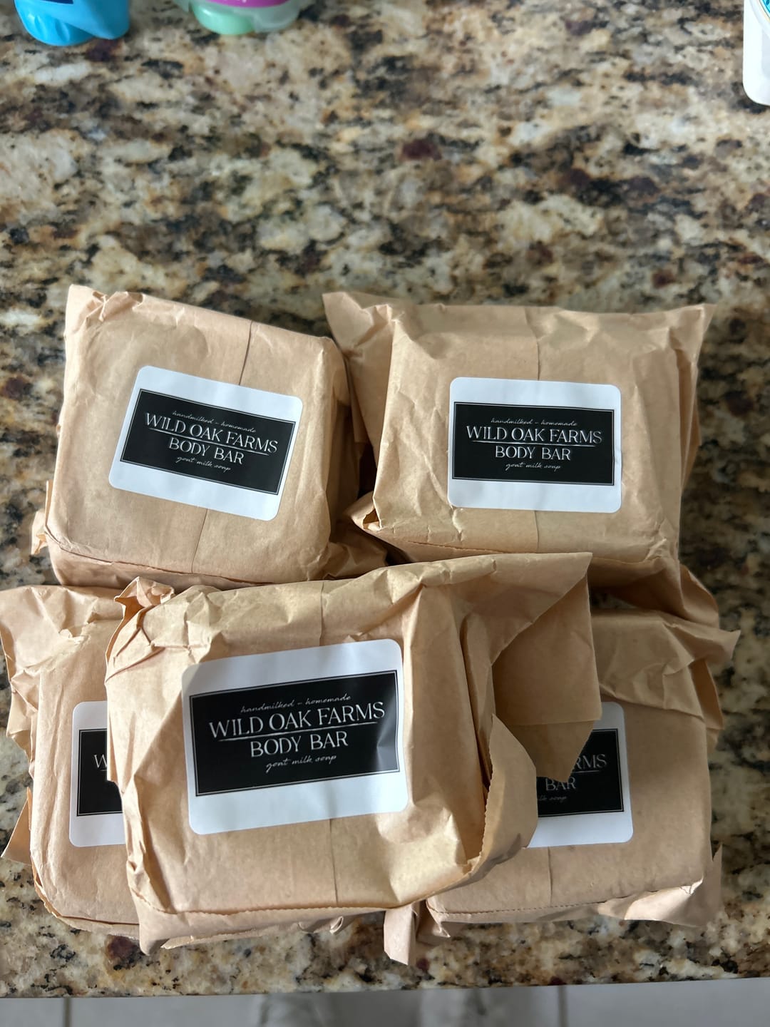 Customer photo review of Goat Milk Body Bar