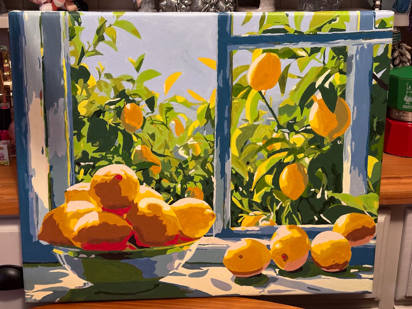 Customer photo review of Citrus Morning – Paint by Numbers