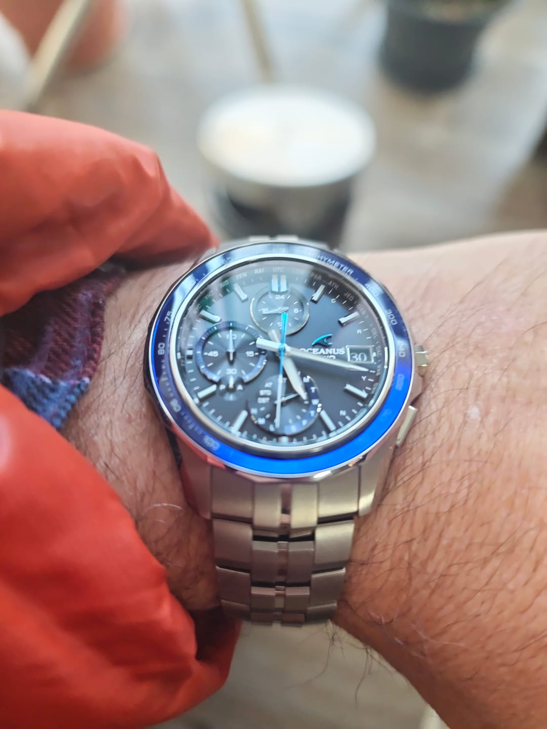 Customer photo review of Reloj Casio Oceanus OCW-S7000-1AJF Manta Ray Made in Japan JDM Titanium