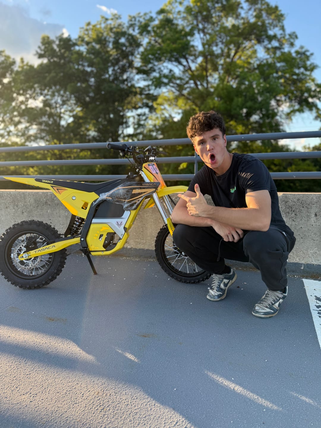 Customer photo review of Tasaca® T500 Electric Mini Dirt Bike For Teens & Adults