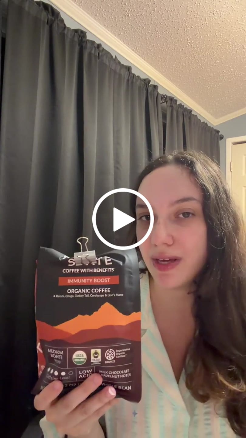 Customer video review of IMMUNITY BOOST Medium Roast