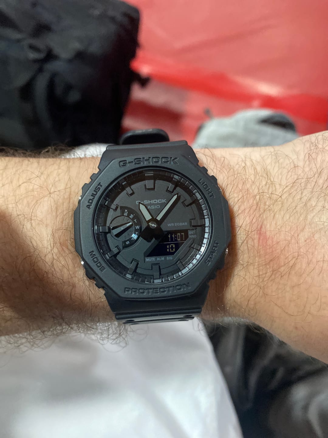Customer photo review of Reloj Casio G-Shock Royal Oak "Casioak" GA-2100-1A1 Carbon Core Negro