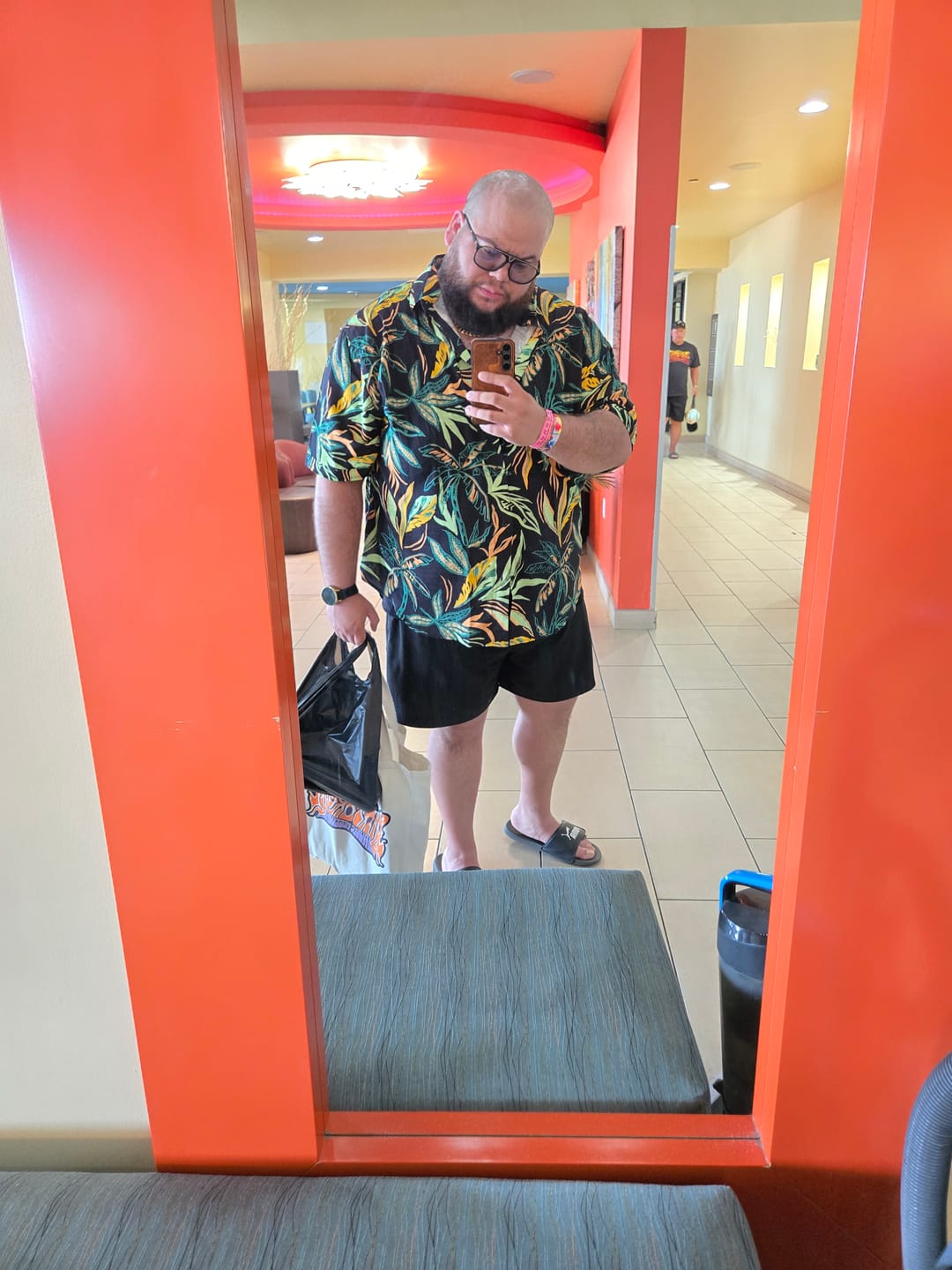 Customer photo review of Wild Jungle – Bamboo Short Sleeve Shirt
