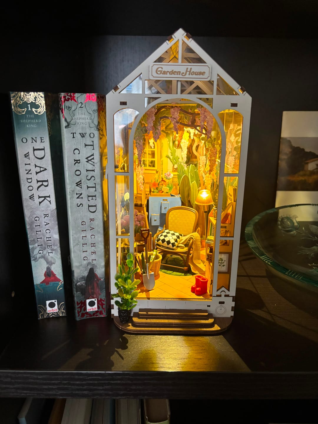Customer photo review of DIY Book Nook kit - Greenhouse