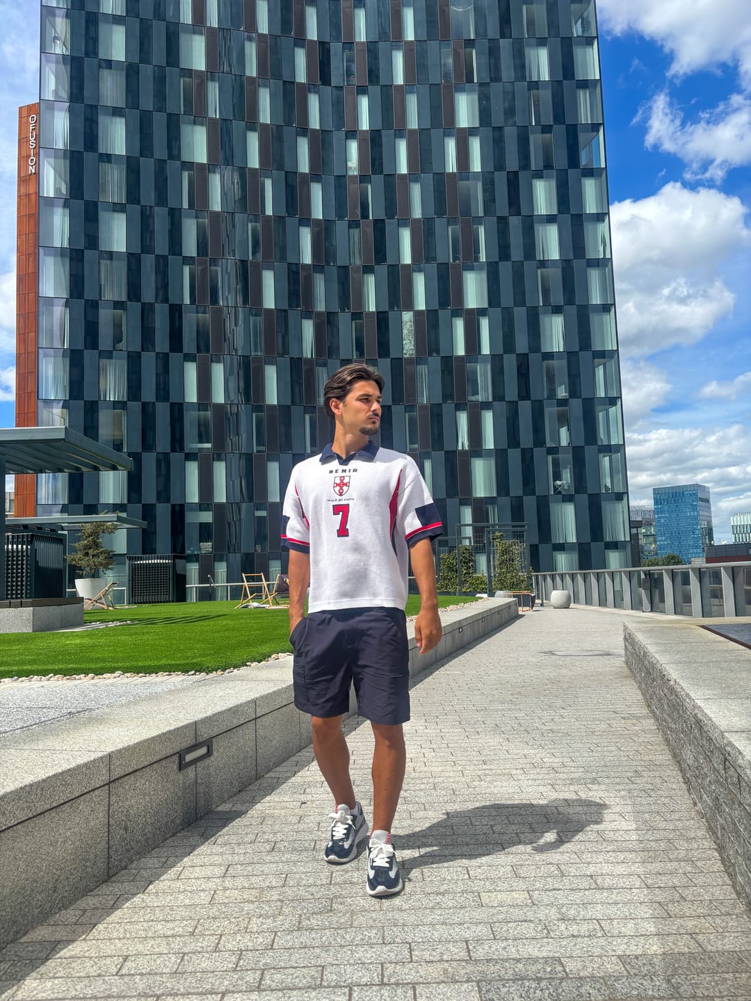 Customer photo review of 98 England knit Jersey - White