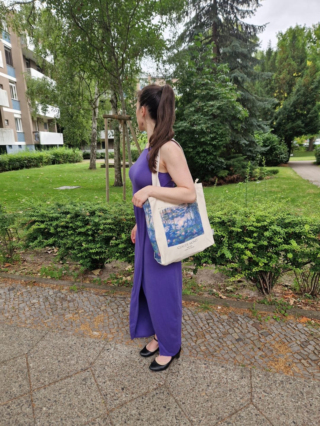 Customer photo review of Claude Monet "Water Lilies" - Tote Bag