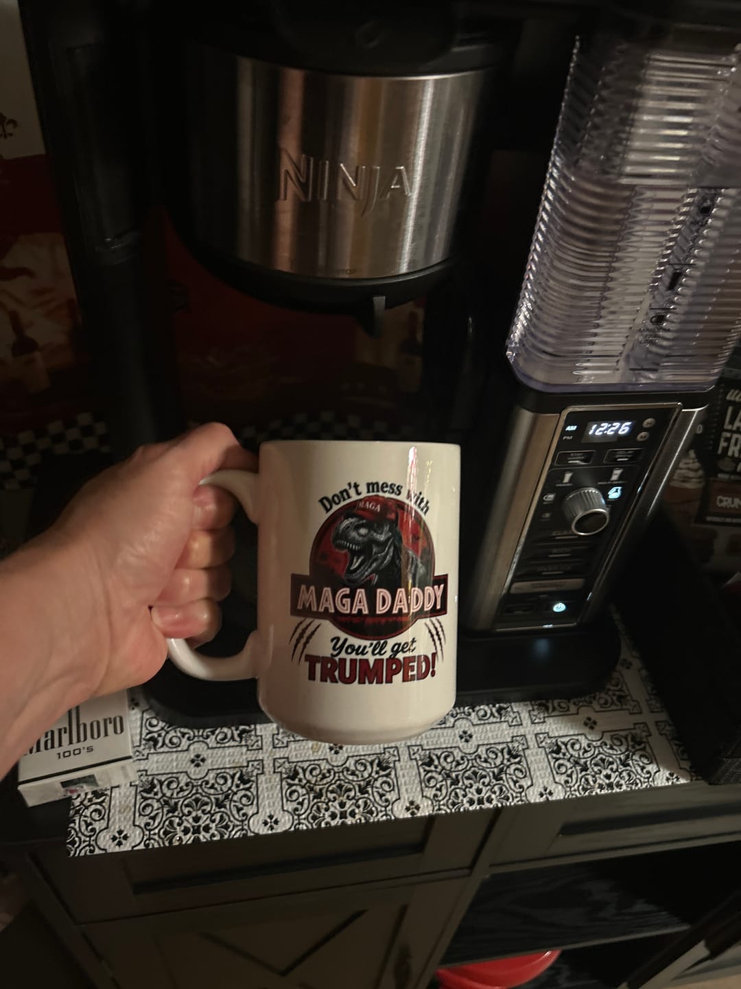 Customer photo review of "MAGA Daddy" Mug