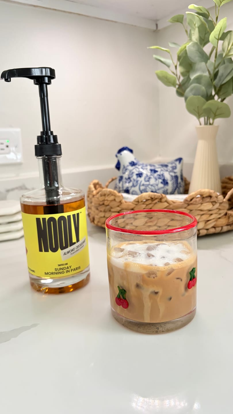 Customer photo review of Almond Croissant Syrup