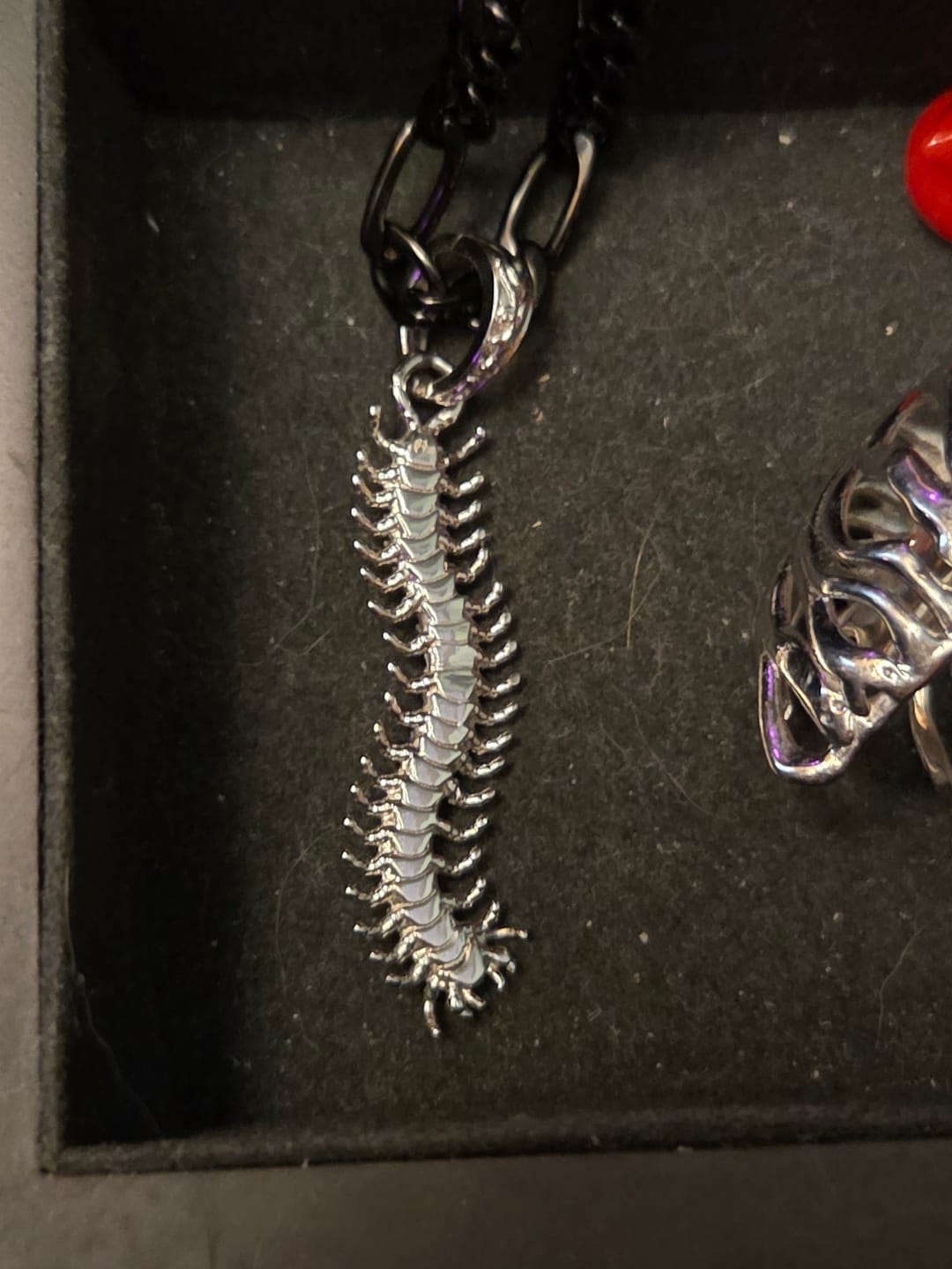 Customer photo review of CENTIPEDE PENDANT