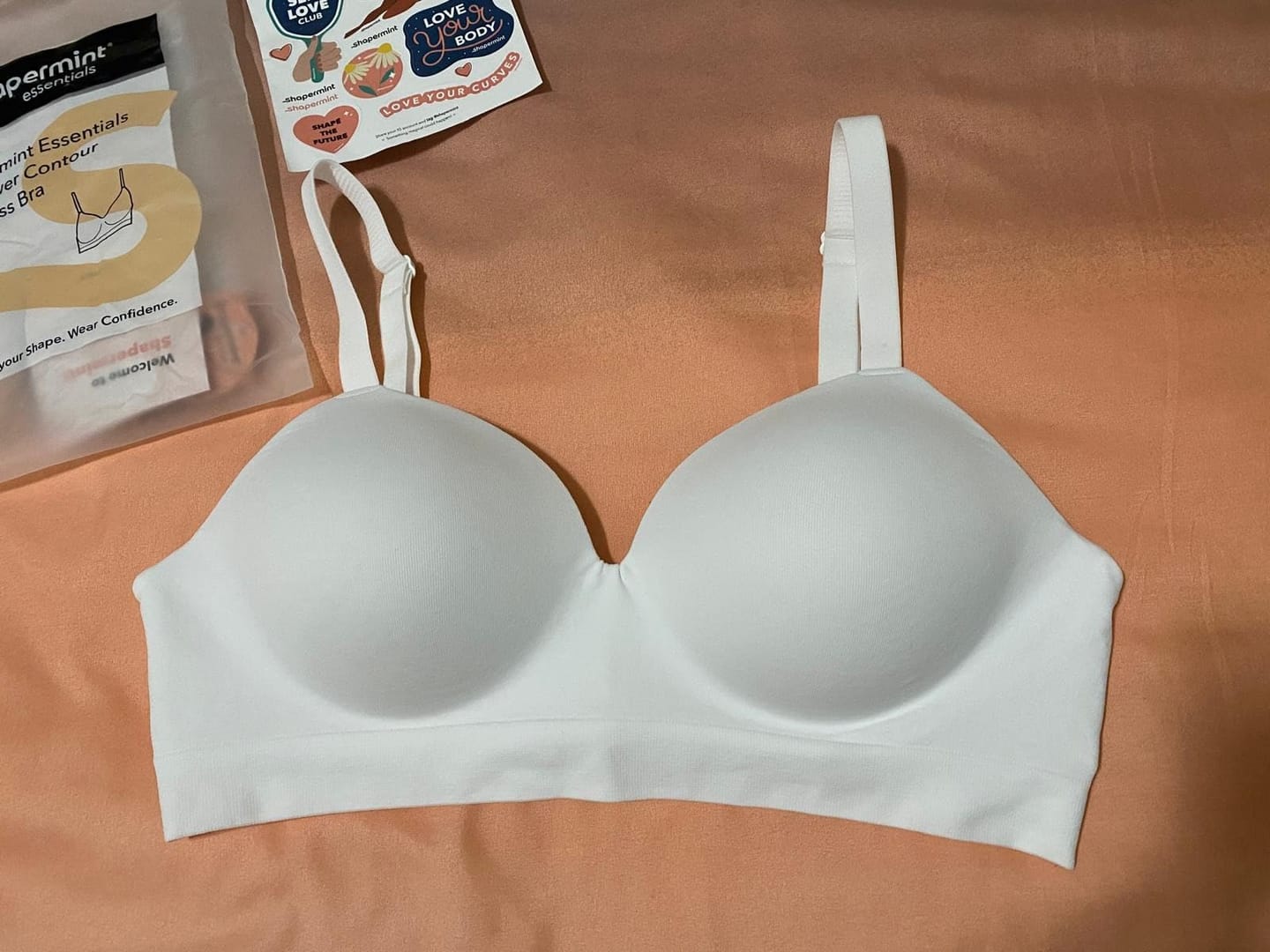Customer photo review of ButterLift Wireless Support Bra