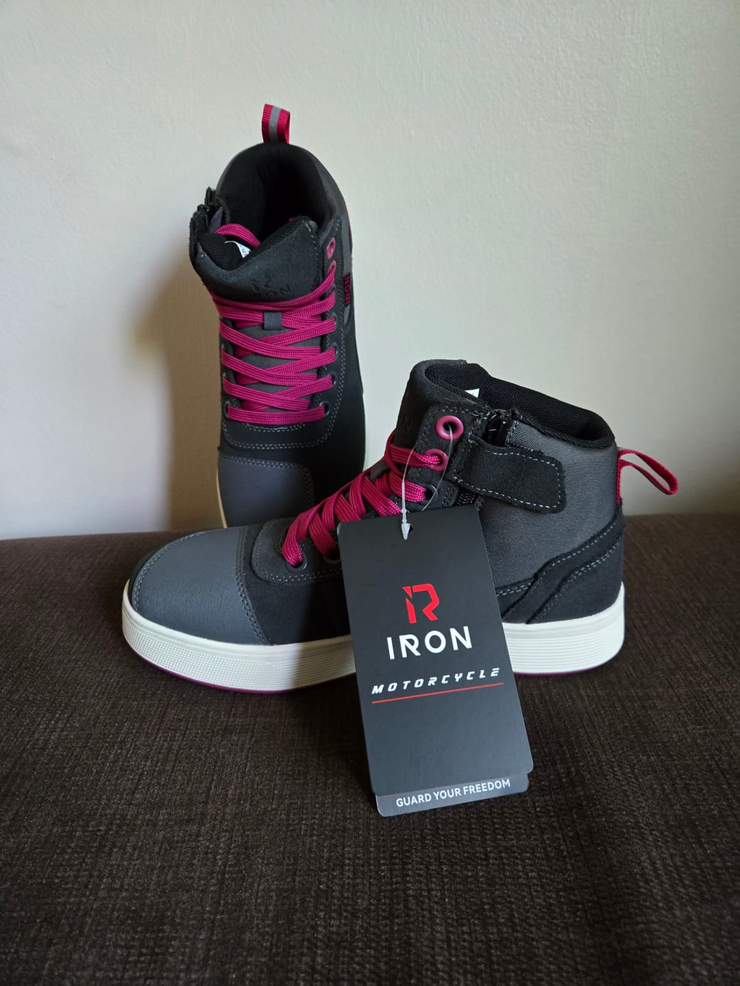 Customer photo review of RIDEIRON Street Height Increasing Motorcycle Riding Shoes | MS6002