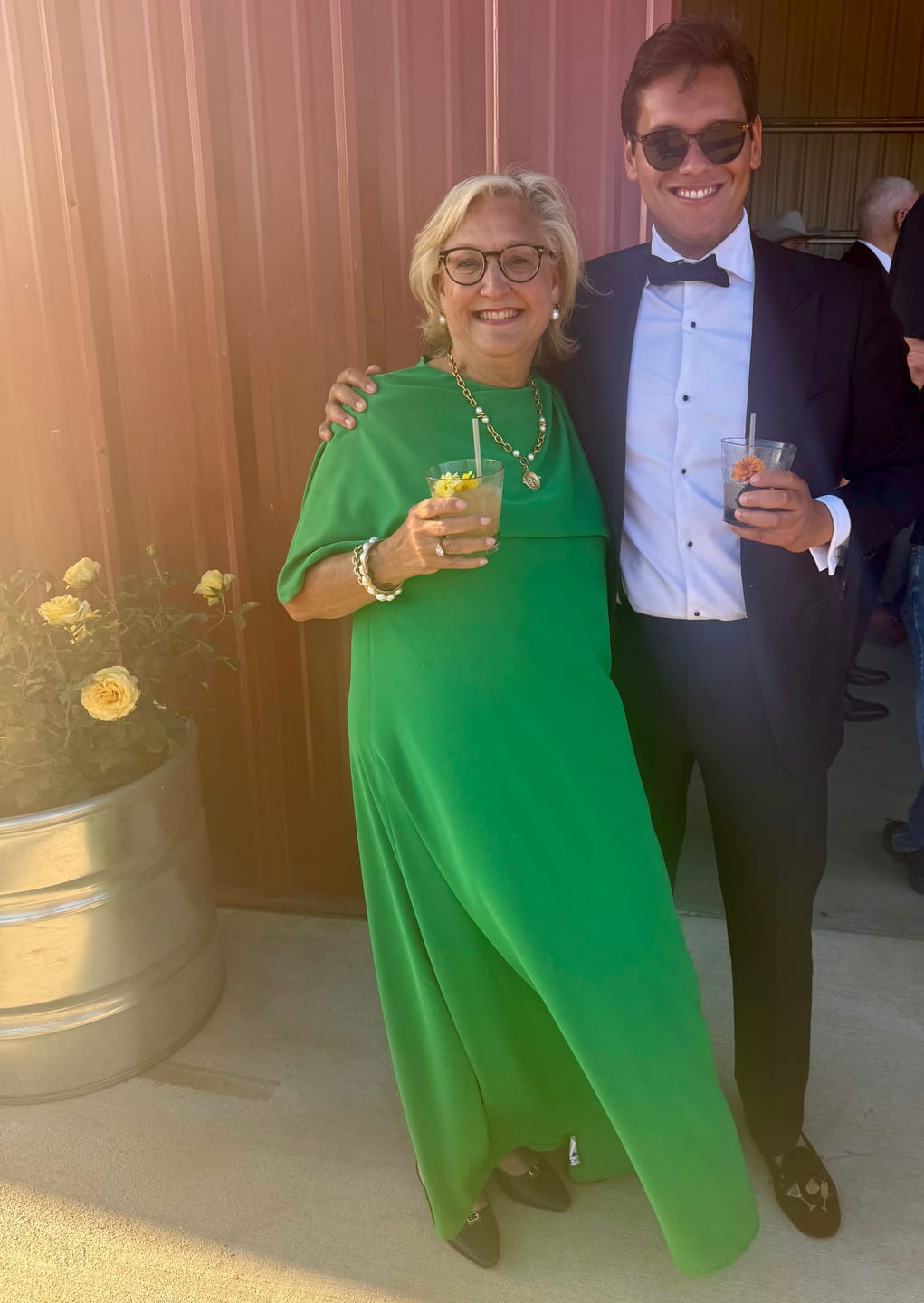 Customer photo review of Loose Asymmetric Solid Color Maxi Dresses