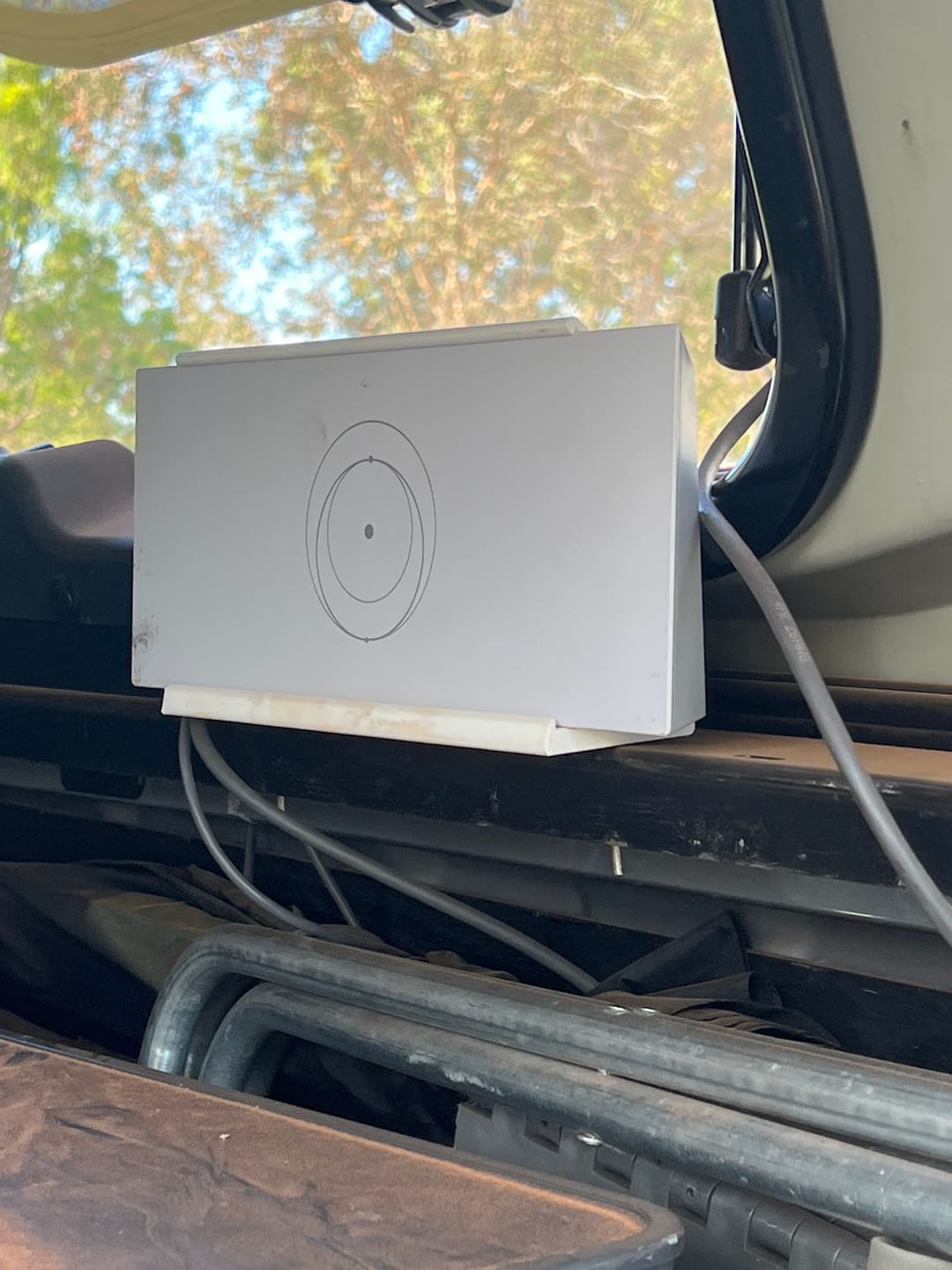 Customer photo review of Outcamp Flat Mount for Starlink Gen 3 | Caravan & RV Surface | Australia