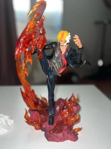 Customer photo review of Figurine Sanji " Fire Kick " | One Piece