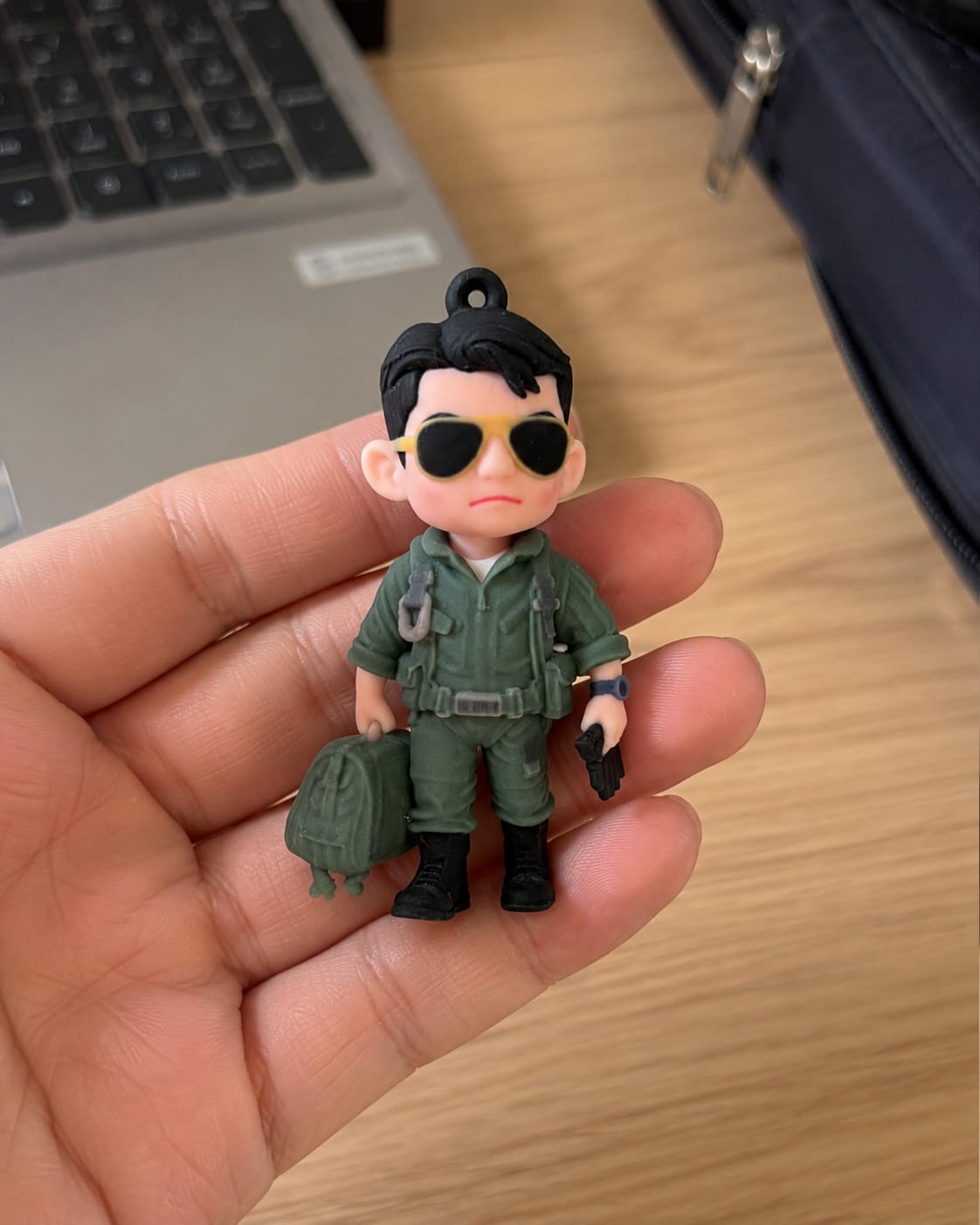 Customer photo review of Custom 3D Figurine - From Any Photo