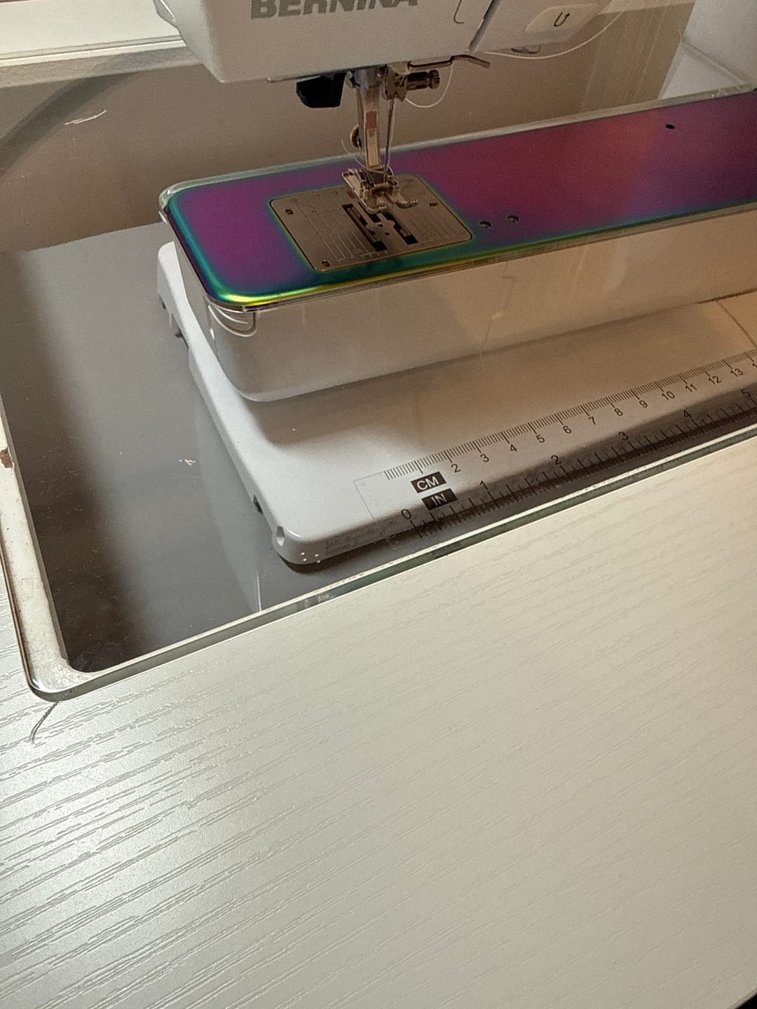 Customer photo review of Custom Sewing Machine Insert