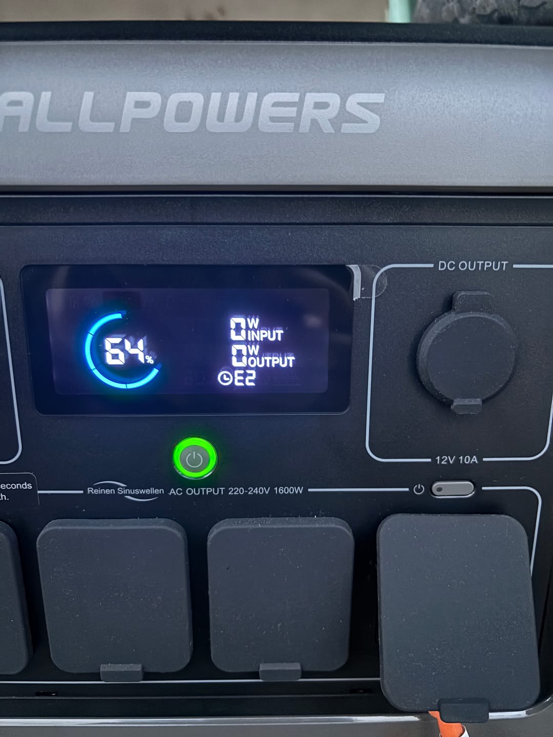 Customer photo review of ALLPOWERS R1500 LITE Station électrique portable 1600W 1056Wh