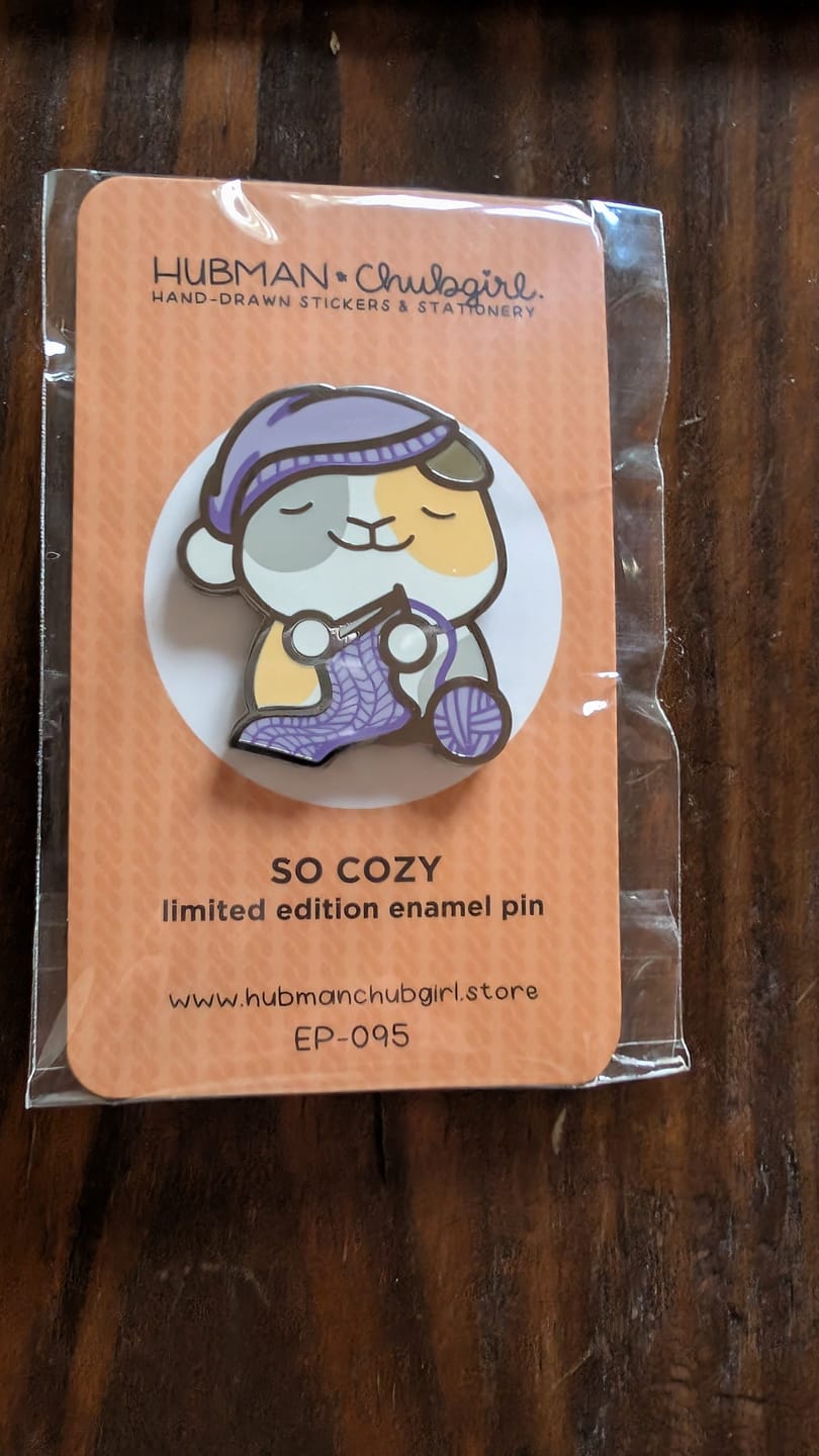 Customer photo review of So Cozy Pin