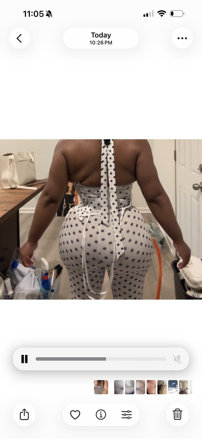Customer photo review of Hourglass Dot Jumpsuit