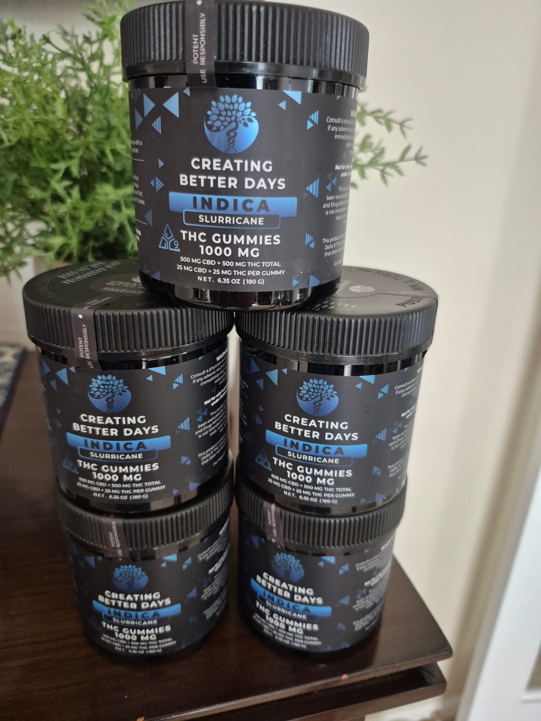 Customer photo review of Indica Gummies - 50mg Slurricane - High Potency