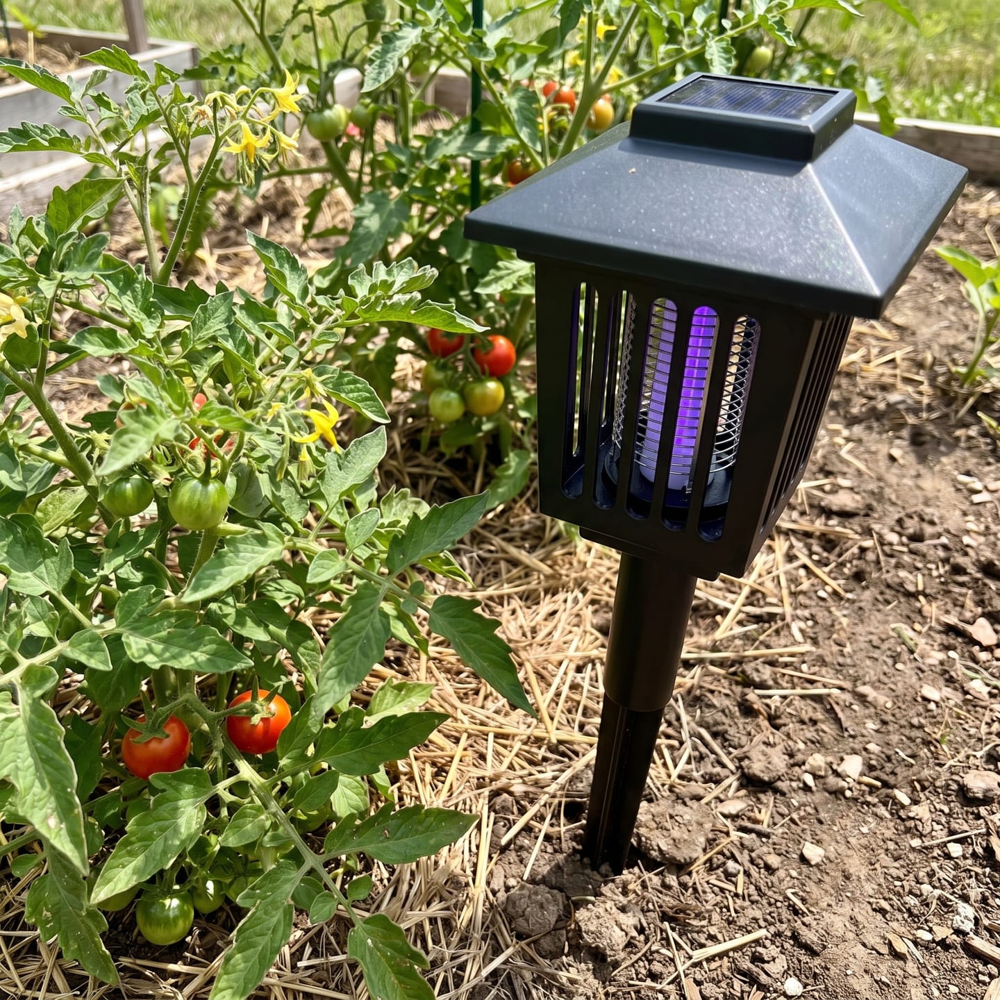 Customer photo review of Lampe Solaire Anti-Moustiques
