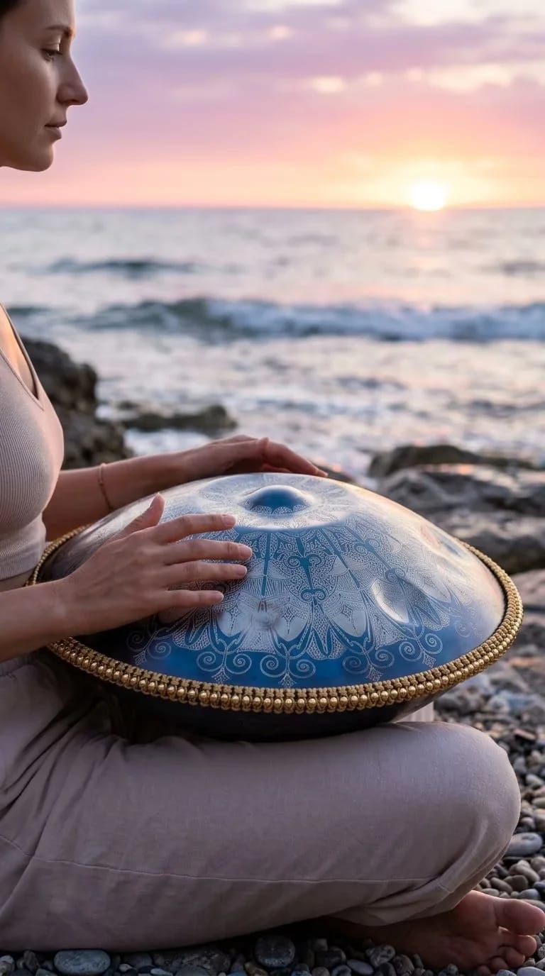 Customer photo review of Cosmos handpan - Oberon Pulse handpan pan drum 9/10/12 Notes