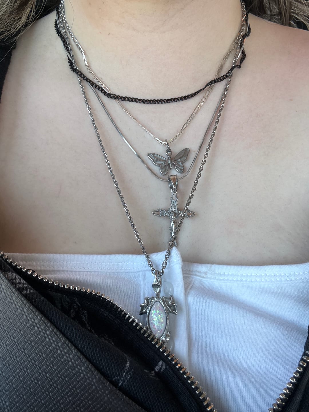 Customer photo review of BIRTHSTONE PENDANT
