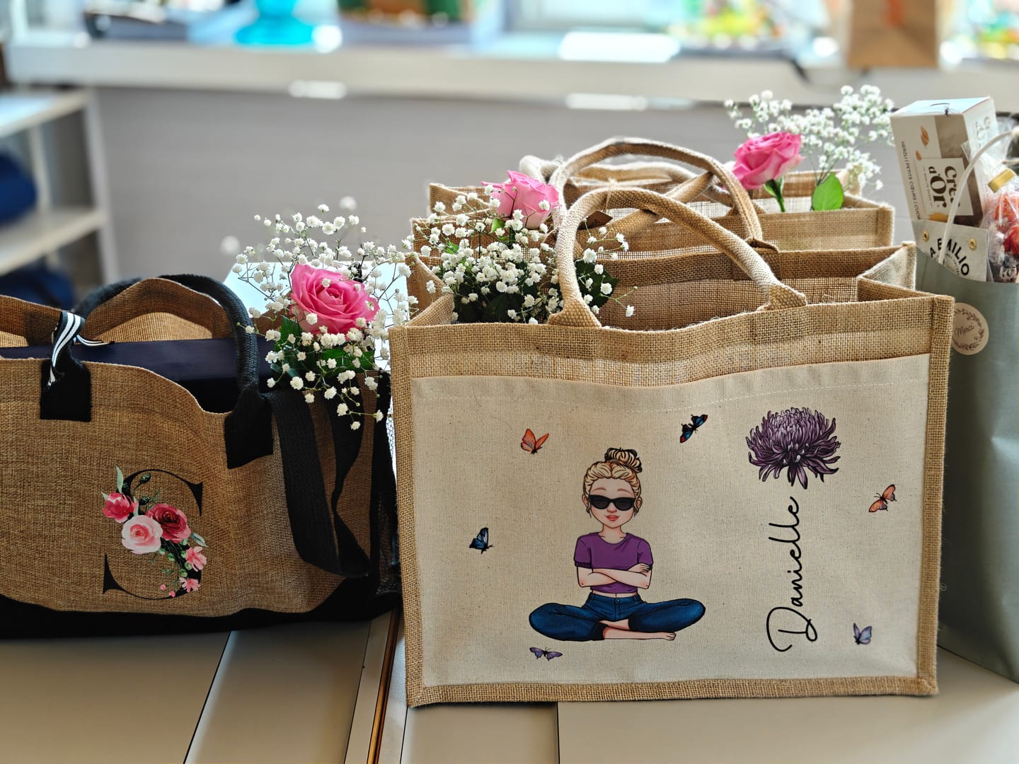 Customer photo review of Summervibes - Personalisierte Tasche für den Strand