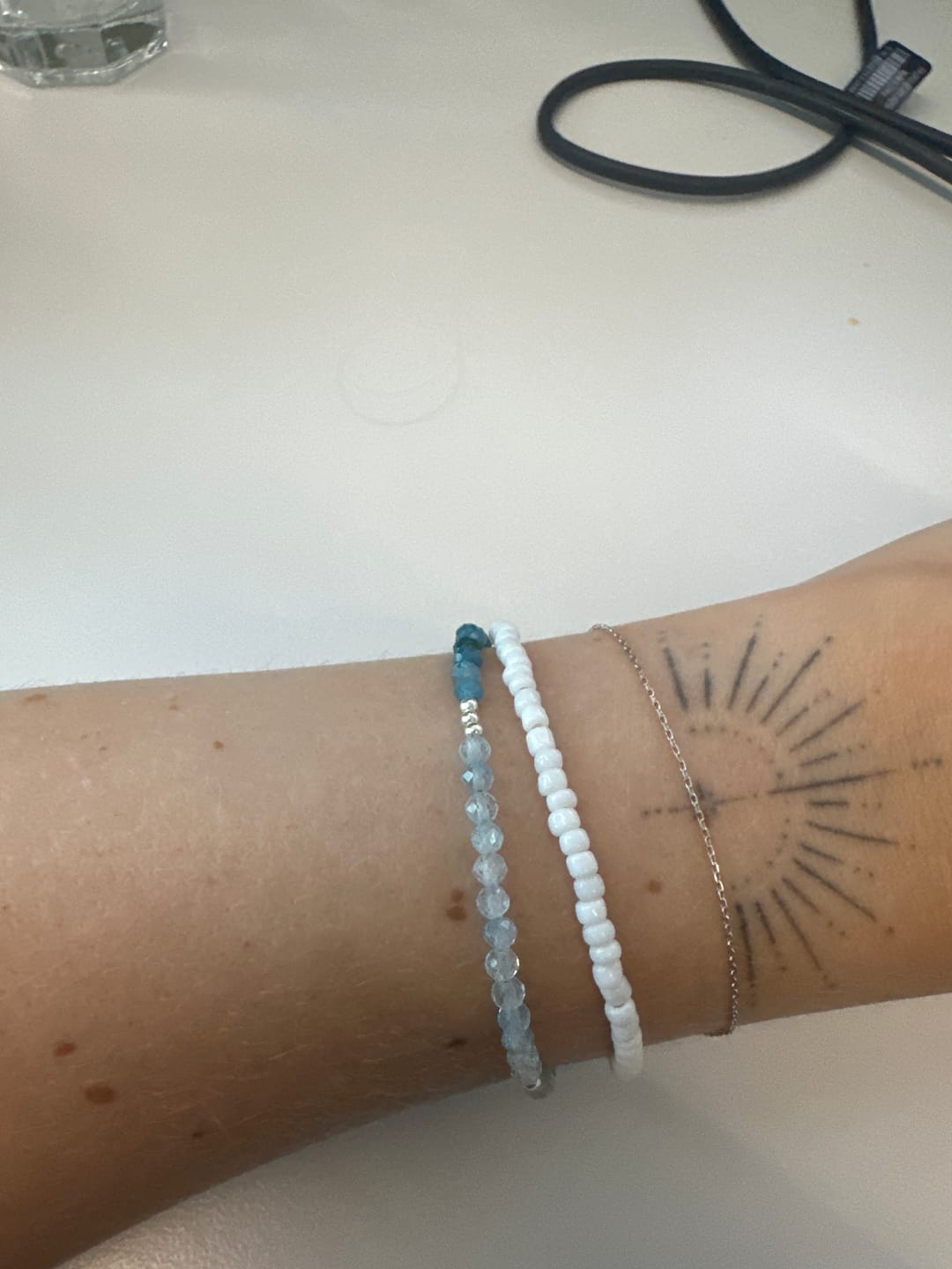 Customer photo review of Big Three - Geburtschart Armband