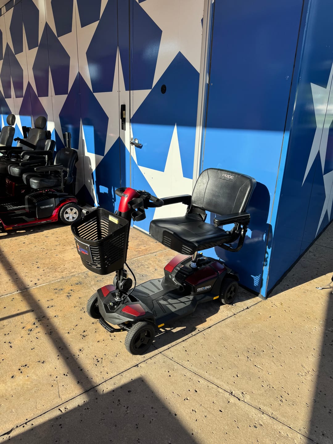 Customer photo review of Multiday Mobility & ECV Foldable Travel Scooter Rental 300 Pound Capacity (3 or more days)